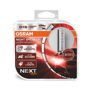 D1S Laser Osram 66140XNN-HCB Night Breaker Laser +200% Duobox 137,90